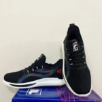 Men’s Black Mesh Running Shoes with Breathable Design - Image 4