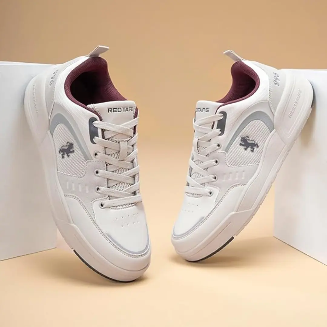 RSL0633A Red Tape Casual Sneaker Shoes for Men | Elegantly Rounded Front, Soothing Insole & Impact-Resistant Comfort (RSL 0633) - Image 1