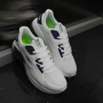 Redtape Air+ Suspension Sneakers for Men | White-Navy Edition - Image 3